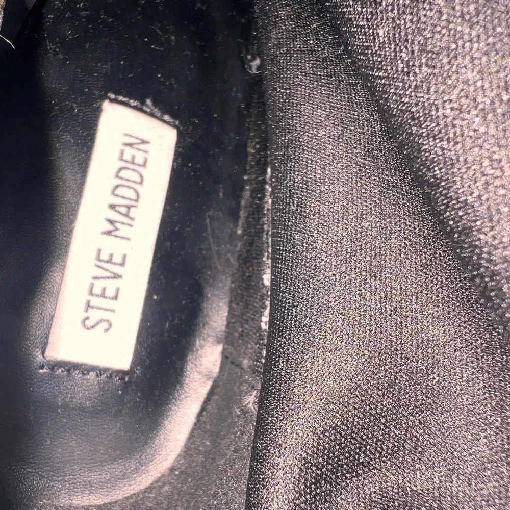 Steve Madden Black Over the Knee Boots